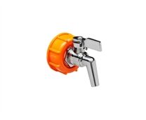 Speidel|GF Auslaufhahn Edelstahl ÜFM orange/metall 8mm