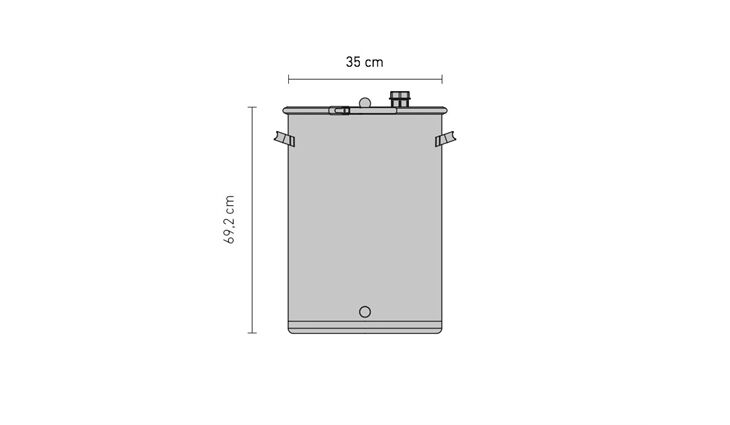 Speidel|VA Edelstahl - Universalfass SPEIDEL | 60 Liter