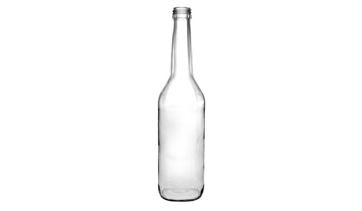 Flaschen Geradhalsflasche klar 28mm | 0,25 Liter
