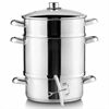  Entsafter Edelstahl 8 Liter, 26cm