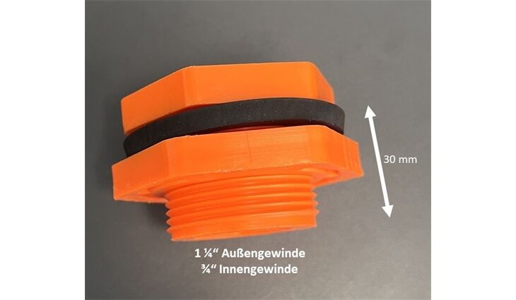 Speidel|GF Durchschraubgewinde 1 1/4"AG auf 3/4"IG