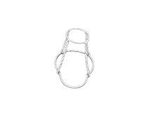  DRAHTBÜGEL Metall silber
