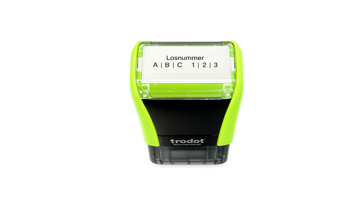  Losnummernstempel A|B|C 1|2|3