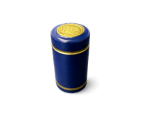  Anschrumpfkapsel Ø32,5 | L60mm blau l Streifen go