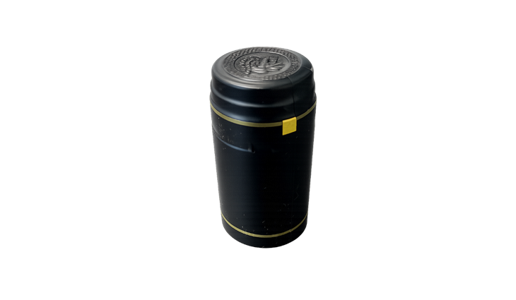  Anschrumpfkapsel Ø31 | L60mm schwarz |Streifen go