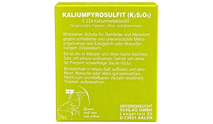 VINA| Kaliumpyrosulfit (Schwefelpulver)