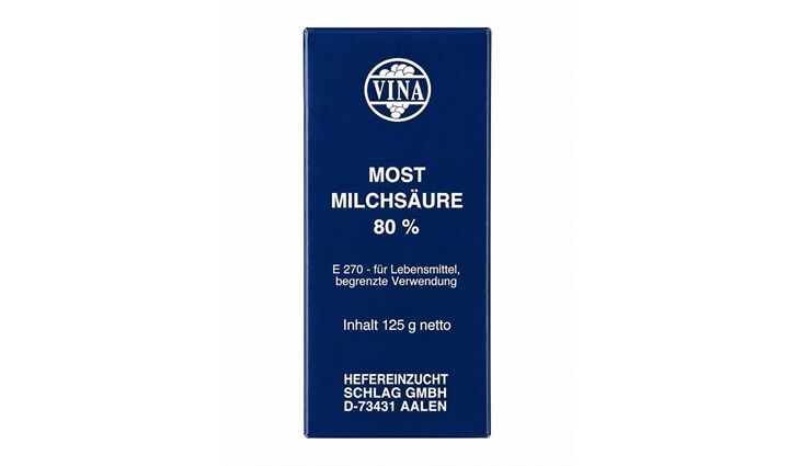 VINA| Mostmilchsäure 80% 125 ml