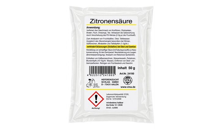 VINA| Zitronensäure Pulver