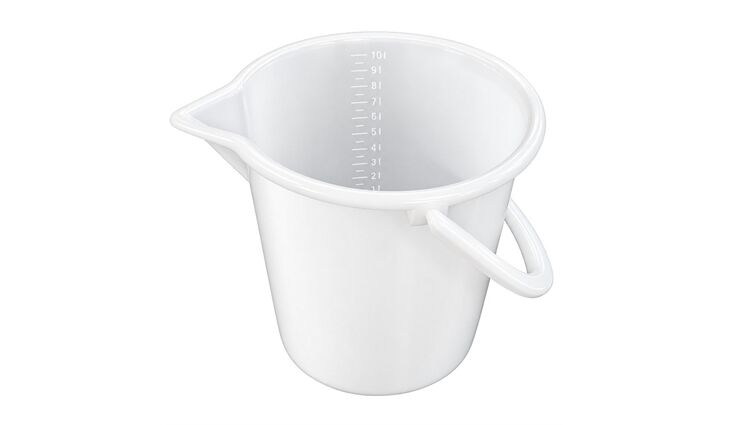 Hü| Industrie-Eimer 10,5 Liter aus HD-PE mit Ausguß