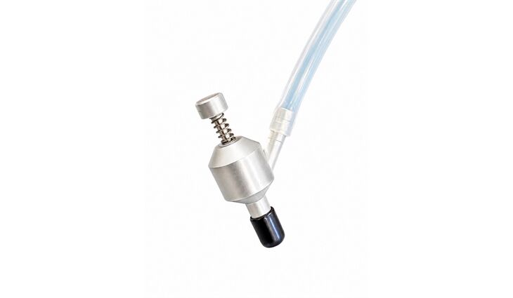  GROMO 3 Auslaufhahn für Silikonschlauch 8mm