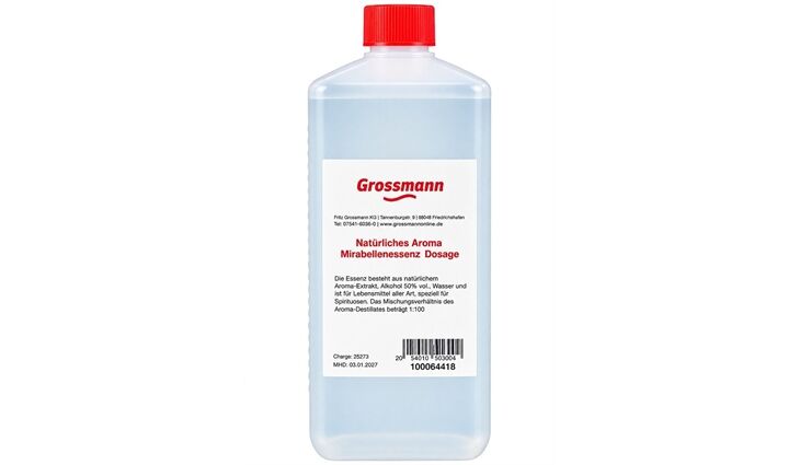 GROSSMANN| Natürliches Aroma Mirabellenessenz Dosage 1:100