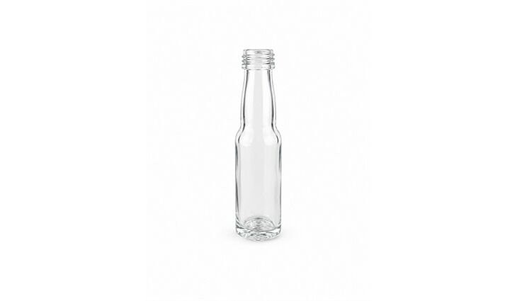  PORTIONS-Flasche klar rund PP 18mm | 0,02 Liter