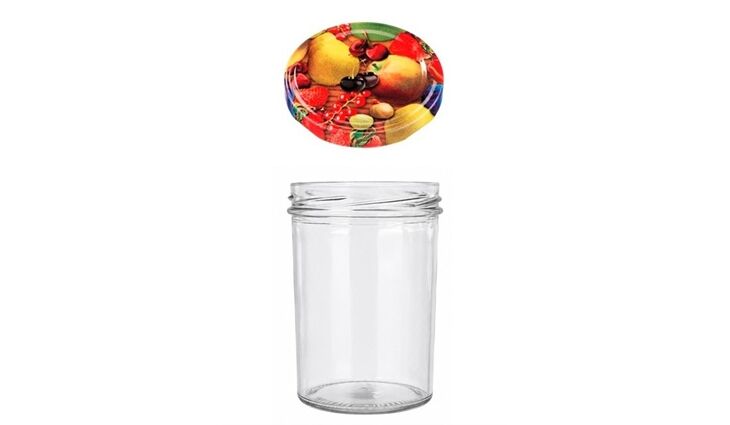 Marmeladenglas Sturz 435 ml | TO82 | FD