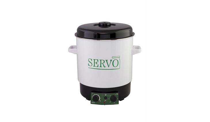  SERVO Einkochautomat 29 Ltr Email mit Uhr