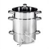 EKL Entsafter 22cm 5 Liter Edelstahl