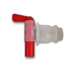 Auslaufhahn weiss 3/4" 20mm mit Dichtung 