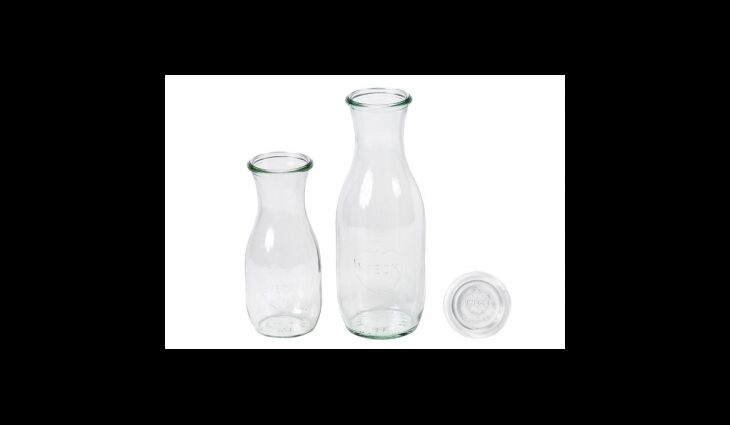 Saftflasche 1/4 Liter mit Deckel 