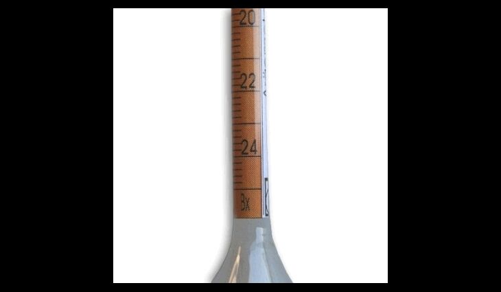 Saccharimeter m.Th. 0-25% | 0-100°Öchsle 