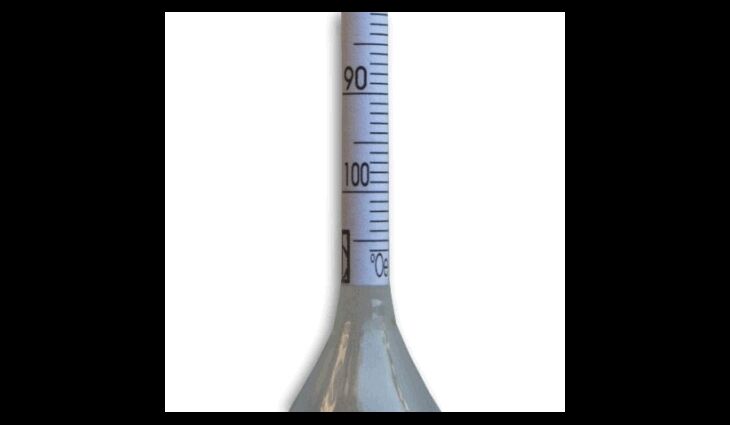 Saccharimeter m.Th. 0-25% | 0-100°Öchsle 