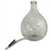 VINA| GLASBALLON lose m. Nippel|Schlauch|Klemme