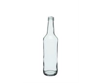 Geradhalsflasche klar 28mm | 0,50 Liter 