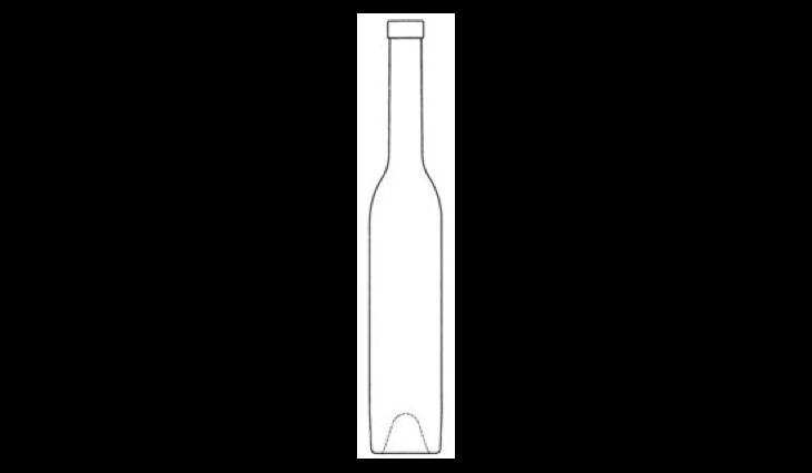 IRIS IMAGE-Flasche klar KM 18,3mm | 0,35 Liter 