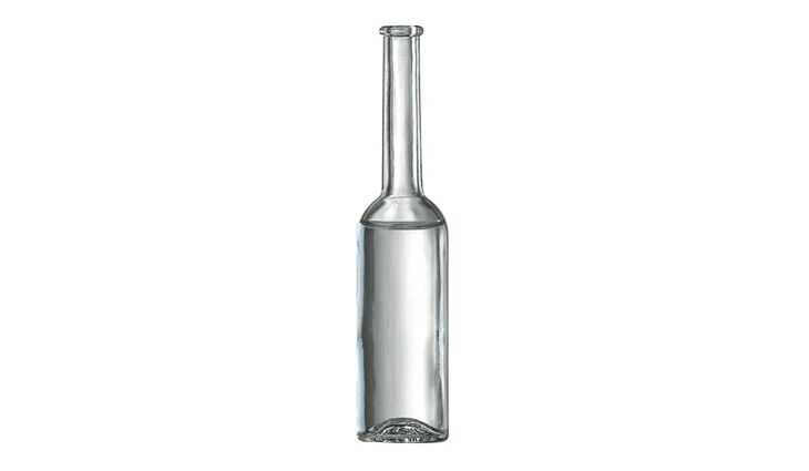 OPERA-Flasche klar KM 10,5mm | 0,10 Liter 