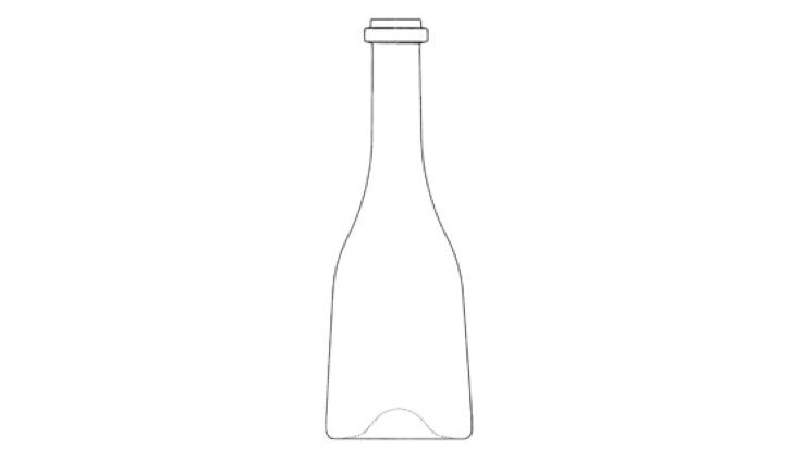RUSTICA-Flasche klar KM 15,0mm | 0,20 Liter 