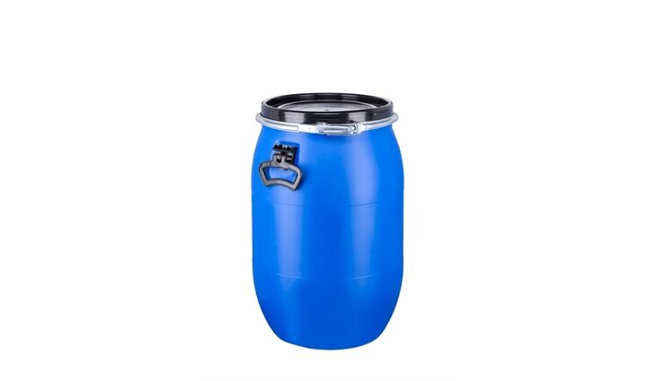 Industriefaß blau 60 Ltr. rund 