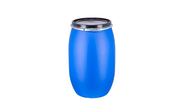 Industriefaß Blau 220 Ltr. rund 