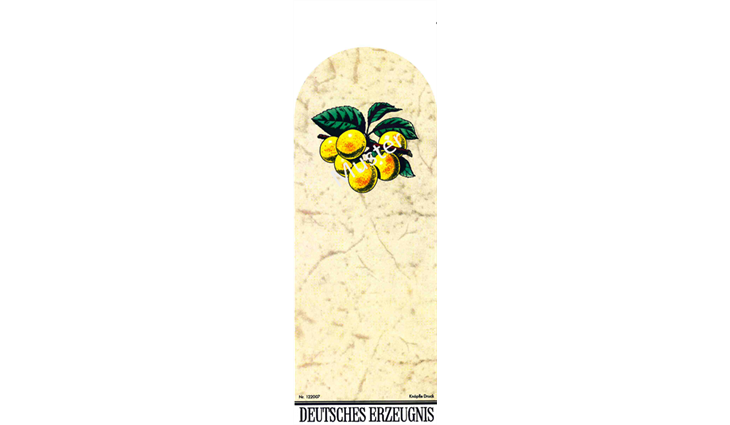 ETIKETTEN halbrund groß 165x63mm Mirabelle