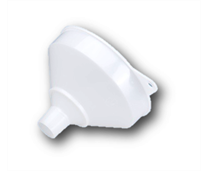 Fasstrichter 253 mm, HD-PE, natur, Sieb 