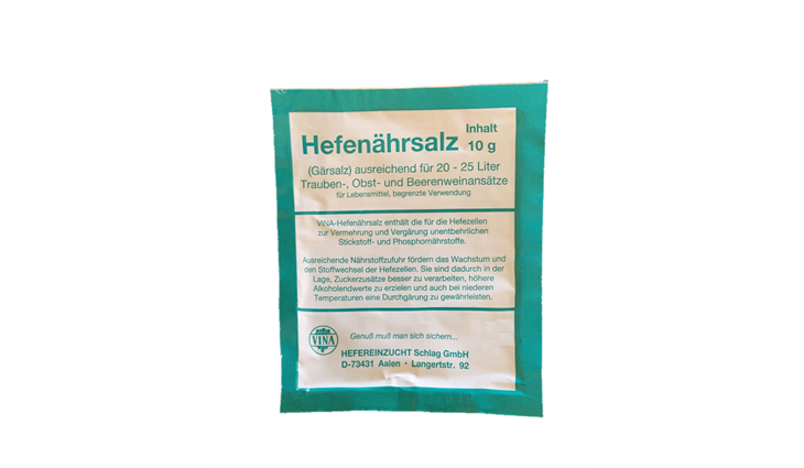 Hefenährsalz 10 gramm Beutel 