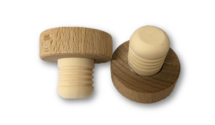  Holzgriffkork Ø19mm | Kopf:38mm H:13mm PE/gerillt