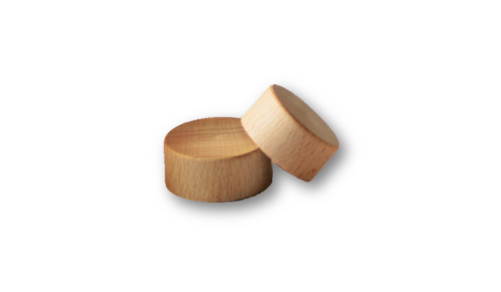  Handschraubverschluß GPI 28 Holzdesign nat.roh