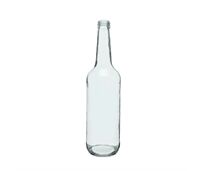 Geradhalsflasche klar 28mm | 0,70 Liter 