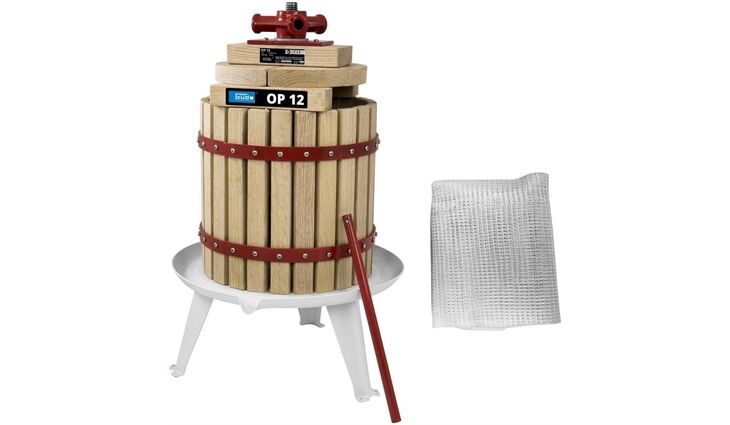  12 Liter Presse OP12 komplett mit Presstuch